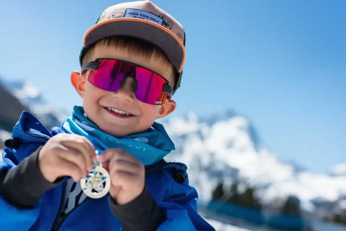 Cours collectif de ski alpin pour enfant à l'ESi Valloire